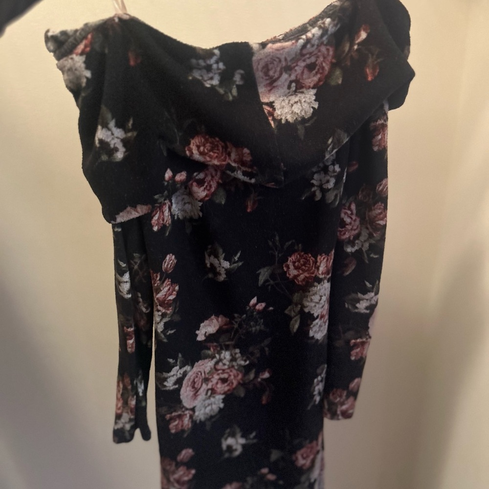 Rue 21 Floral Black Dress